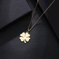四葉草不鏽鋼項鍊 金色款 | Four Leaf Clover Stainless Steel Necklace - Gold