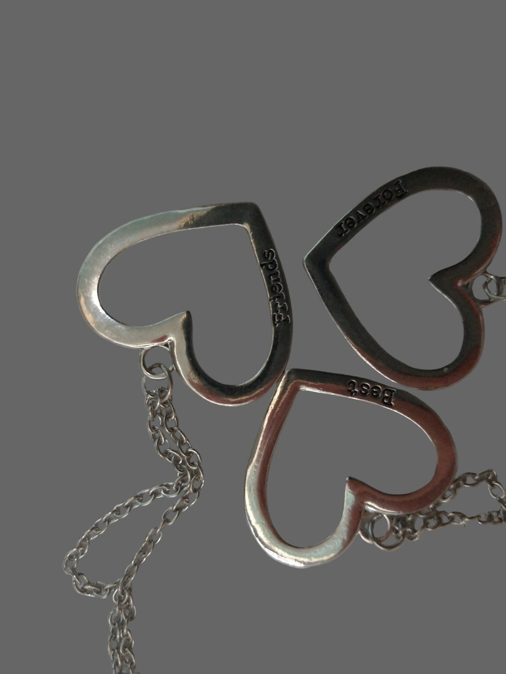 Best Friends Heart Necklace Dainty Gold Jewelry SimpleLife